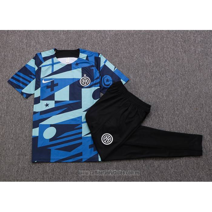 Chandal del Inter Milan Manga Corta 2022-2023 Azul